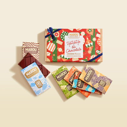 The Faiseurs Collection 6 Chocolate Bars Gift Box – Christmas Edition